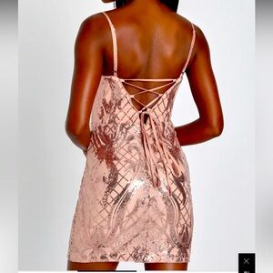 Sparkling gold dress